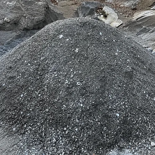 Pile of iron-rich mill scale